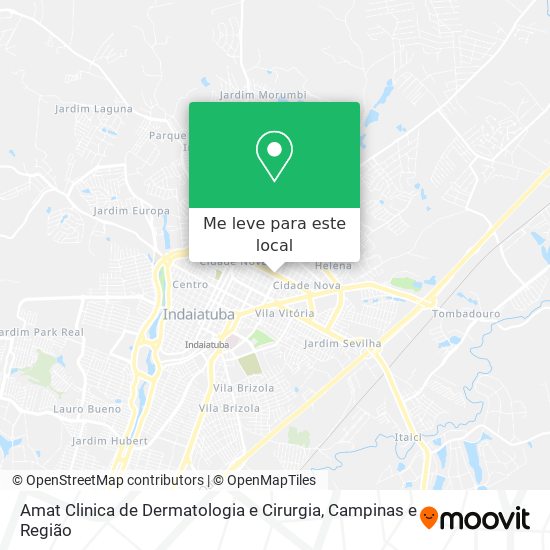 Amat Clinica de Dermatologia e Cirurgia mapa