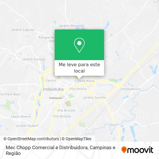Mec Chopp Comercial e Distribuidora mapa