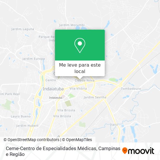 Ceme-Centro de Especialidades Médicas mapa