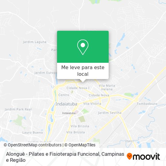 Alonguê - Pilates e Fisioterapia Funcional mapa