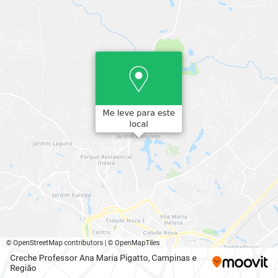Creche Professor Ana Maria Pigatto mapa