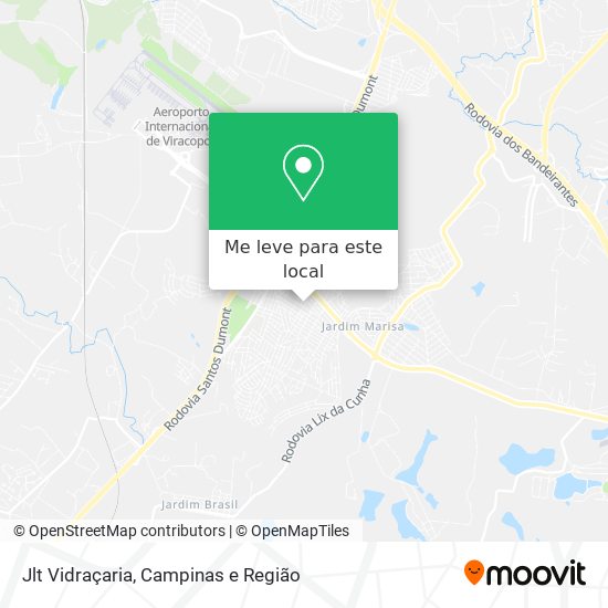 Jlt Vidraçaria mapa