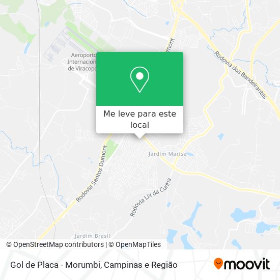 Gol de Placa - Morumbi mapa