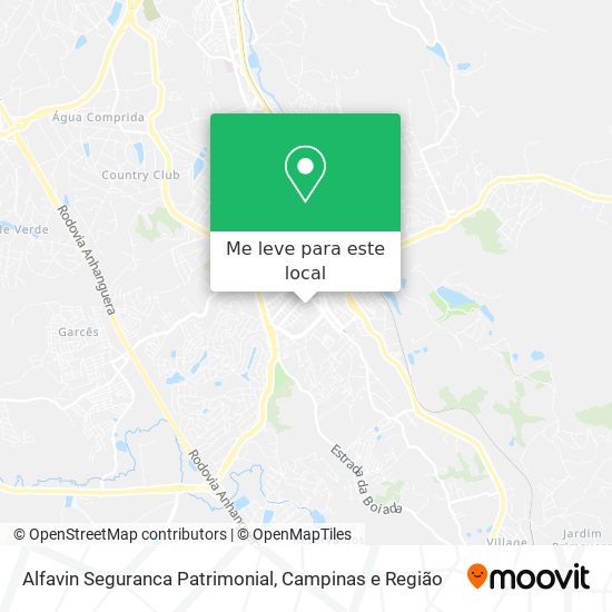 Alfavin Seguranca Patrimonial mapa