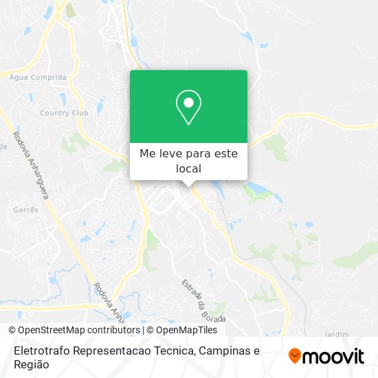 Eletrotrafo Representacao Tecnica mapa