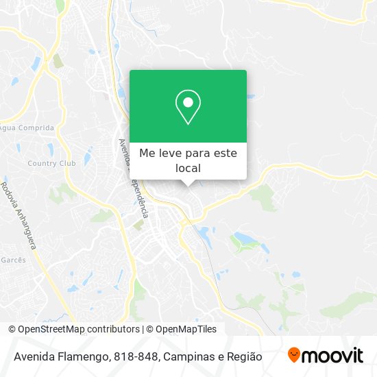 Avenida Flamengo, 818-848 mapa