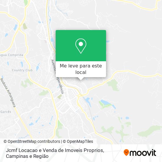 Jcmf Locacao e Venda de Imoveis Proprios mapa