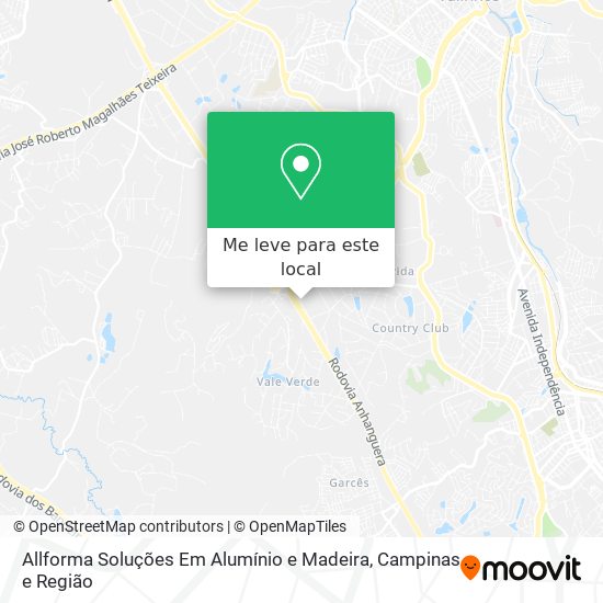 Allforma Soluções Em Alumínio e Madeira mapa