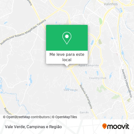 Vale Verde mapa