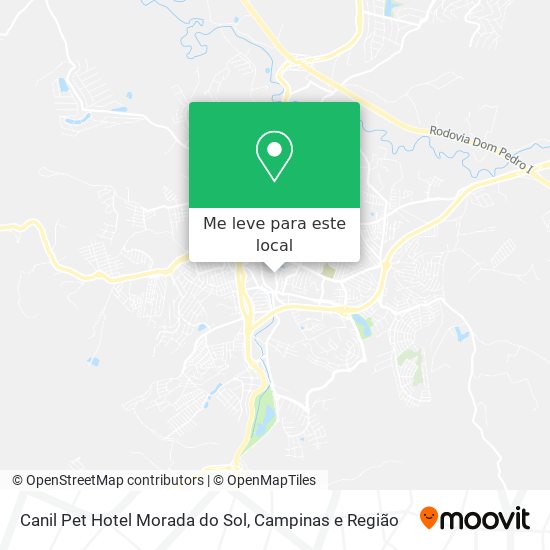 Canil Pet Hotel Morada do Sol mapa