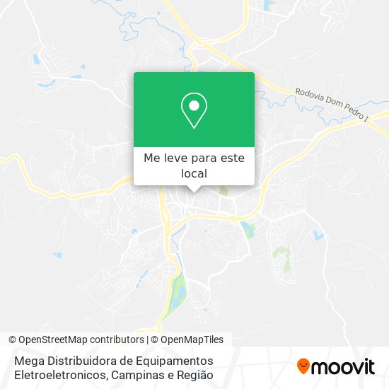 Mega Distribuidora de Equipamentos Eletroeletronicos mapa