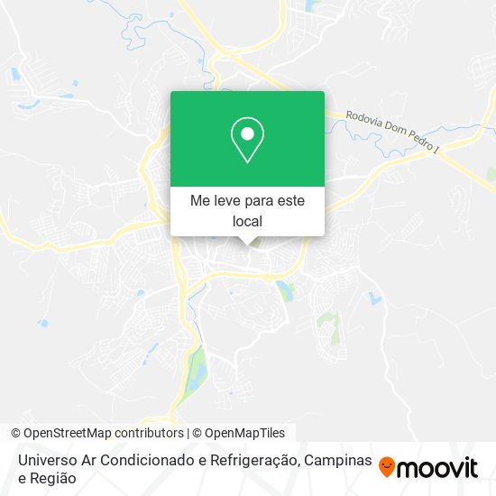 Universo Ar Condicionado e Refrigeração mapa
