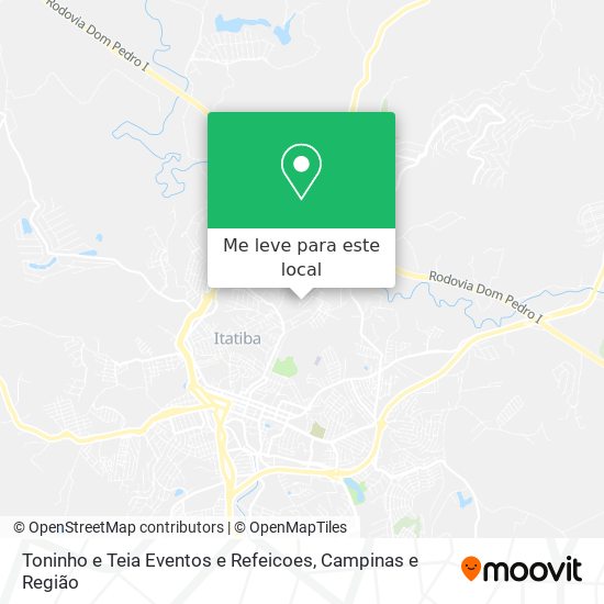 Toninho e Teia Eventos e Refeicoes mapa