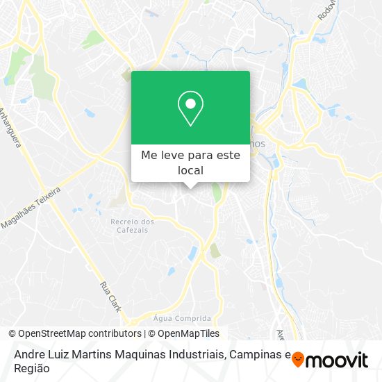 Andre Luiz Martins Maquinas Industriais mapa