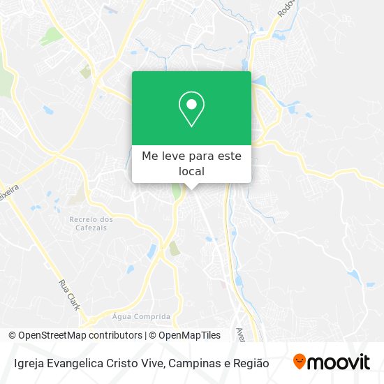 Igreja Evangelica Cristo Vive mapa