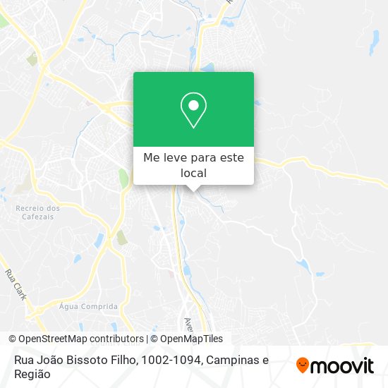 Rua João Bissoto Filho, 1002-1094 mapa