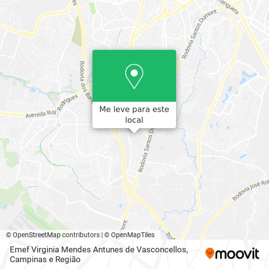 Emef Virginia Mendes Antunes de Vasconcellos mapa