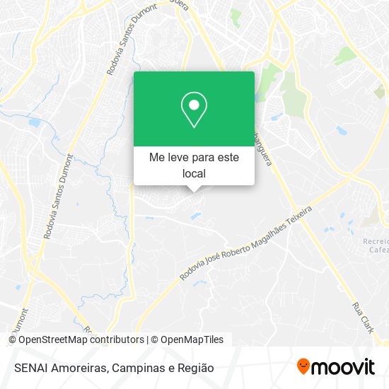 SENAI Amoreiras mapa