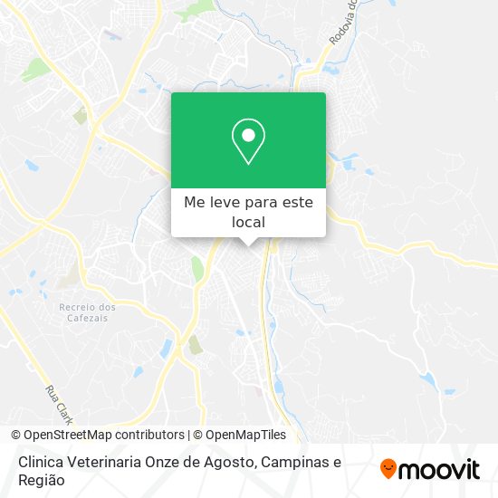 Clinica Veterinaria Onze de Agosto mapa