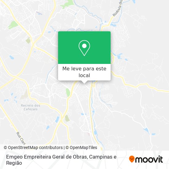 Emgeo Empreiteira Geral de Obras mapa