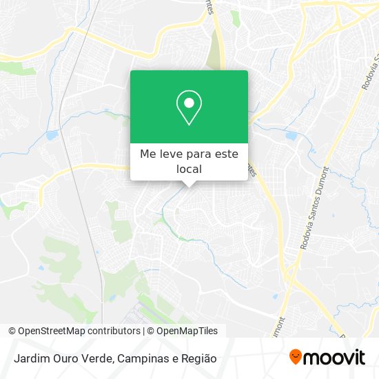 Jardim Ouro Verde mapa