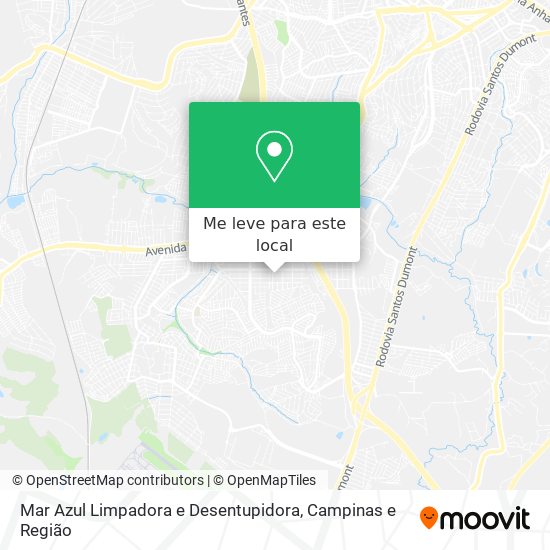 Mar Azul Limpadora e Desentupidora mapa