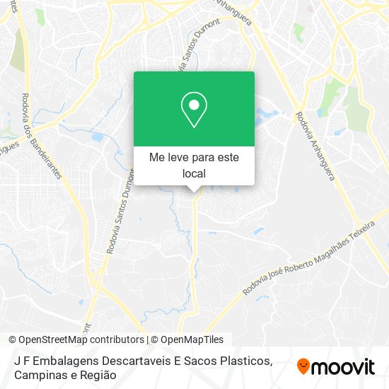 J F Embalagens Descartaveis E Sacos Plasticos mapa