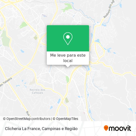Clicheria La France mapa