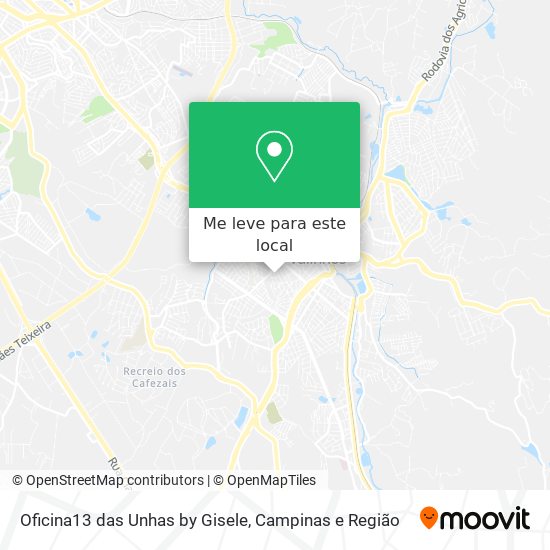 Oficina13 das Unhas by Gisele mapa