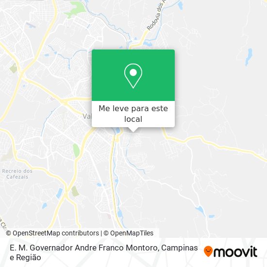 E. M. Governador Andre Franco Montoro mapa