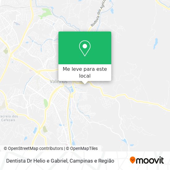 Dentista Dr Helio e Gabriel mapa