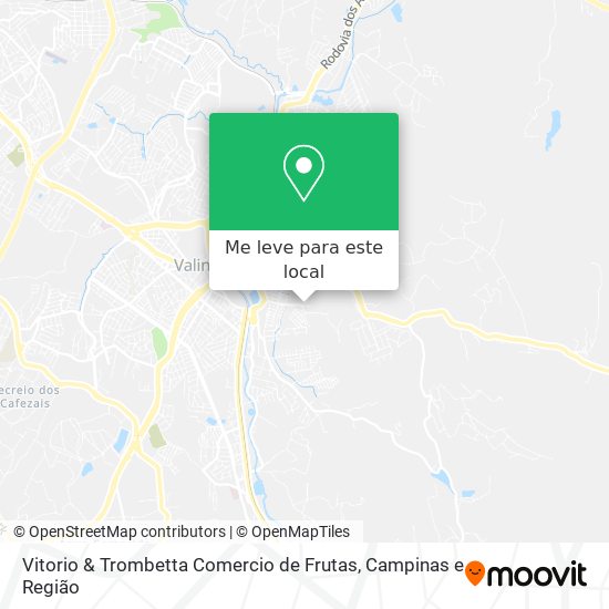 Vitorio & Trombetta Comercio de Frutas mapa