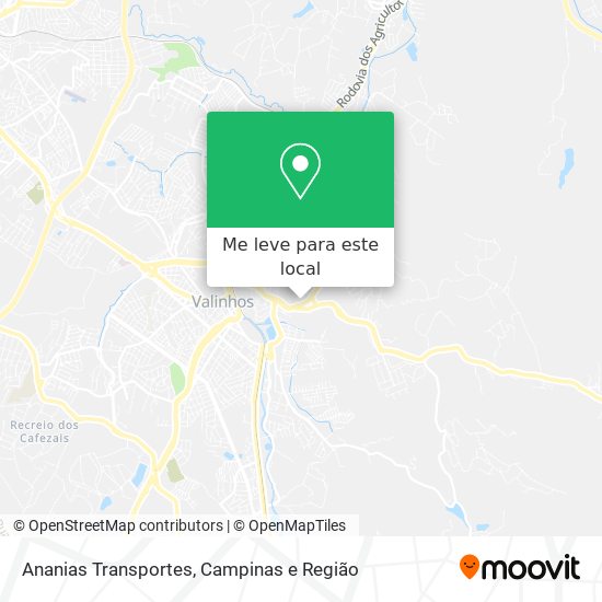 Ananias Transportes mapa