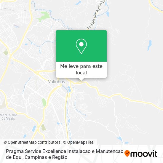 Pragma Service Excellence Instalacao e Manutencao de Equi mapa