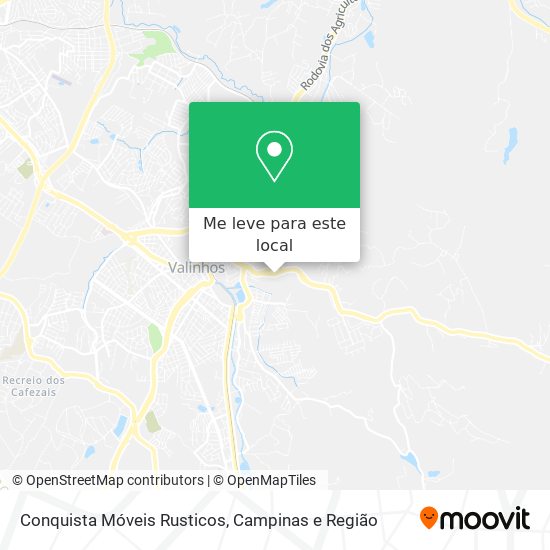 Conquista Móveis Rusticos mapa