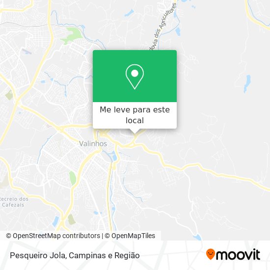 Pesqueiro Jola mapa