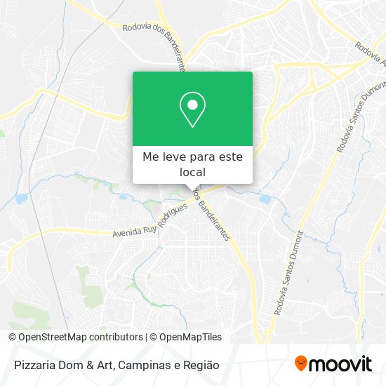 Pizzaria Dom & Art mapa
