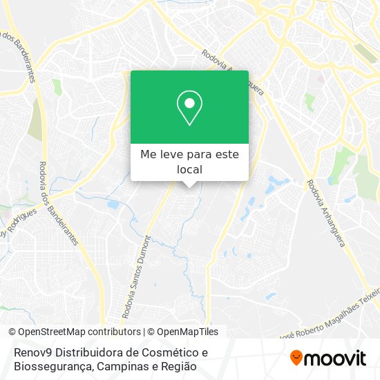 Renov9 Distribuidora de Cosmético e Biossegurança mapa