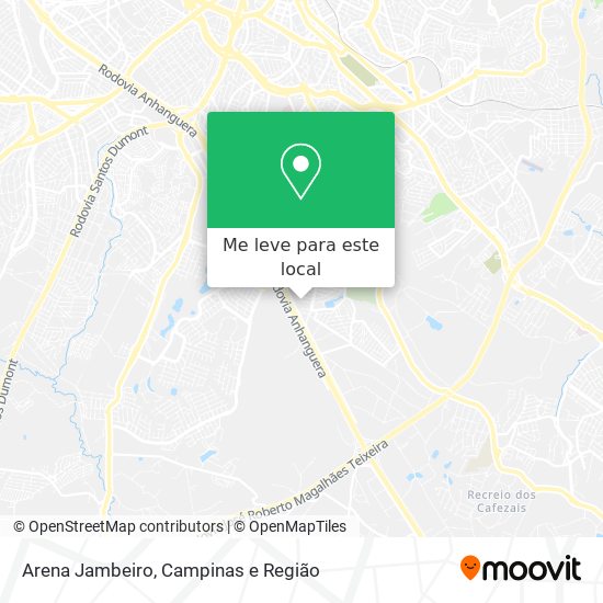 Arena Jambeiro mapa
