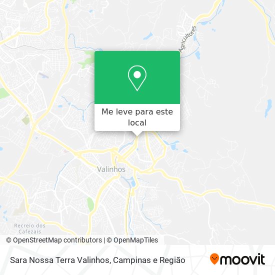 Sara Nossa Terra Valinhos mapa