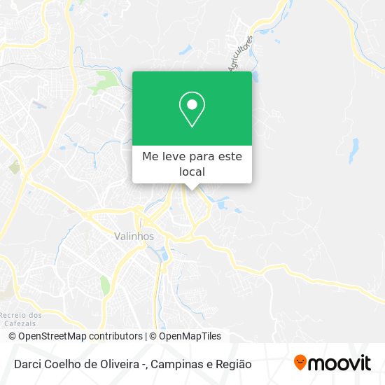 Darci Coelho de Oliveira - mapa