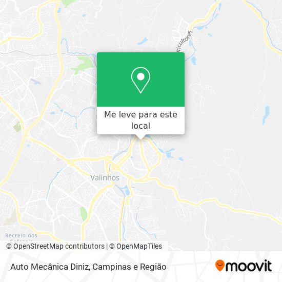 Auto Mecânica Diniz mapa