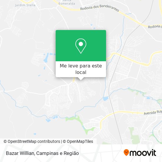 Bazar Willian mapa