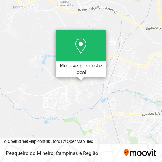 Pesqueiro do Mineiro mapa