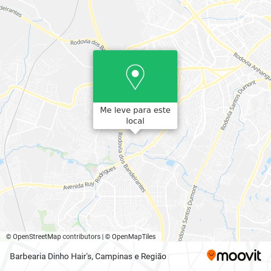 Barbearia Dinho Hair's mapa