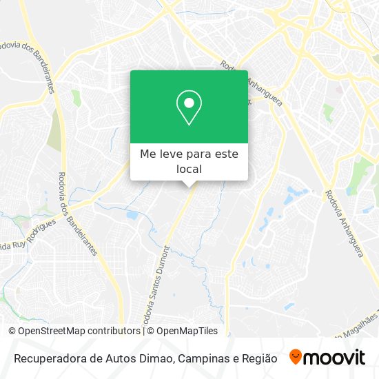 Recuperadora de Autos Dimao mapa