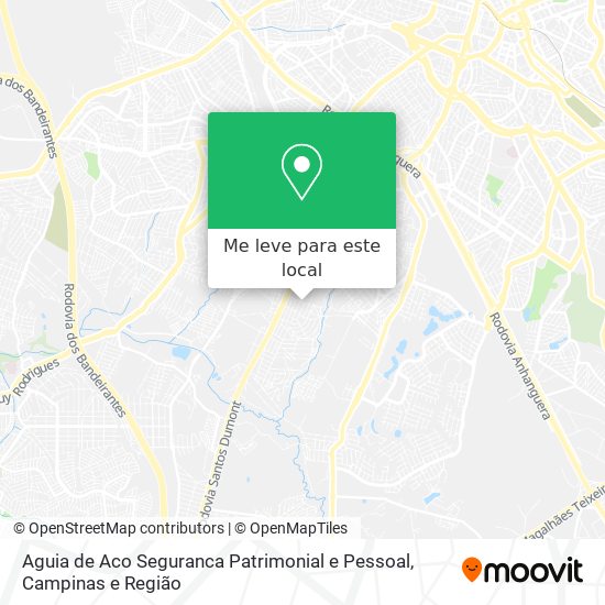 Aguia de Aco Seguranca Patrimonial e Pessoal mapa