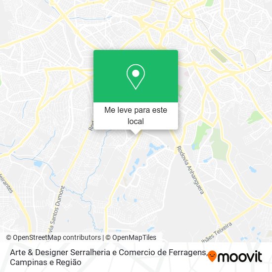 Arte & Designer Serralheria e Comercio de Ferragens mapa
