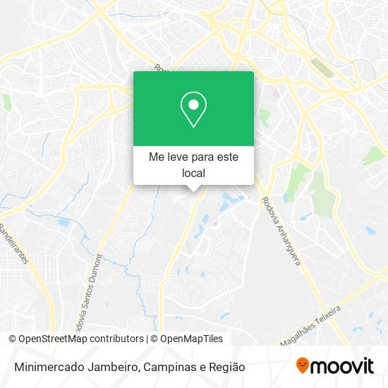 Minimercado Jambeiro mapa