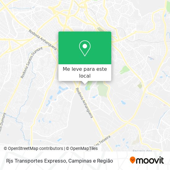 Rjs Transportes Expresso mapa